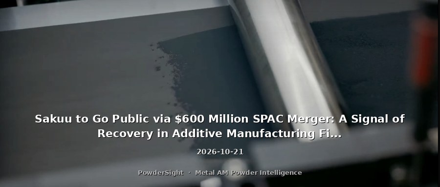 Sakuu to Go Public via $600 Million SPAC Merger: A Signal of Recovery in Additive Manufacturing Financing